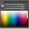 Adobe Photoshopのスポイトツールで選択した色の適用先を背景色から描画色に変更