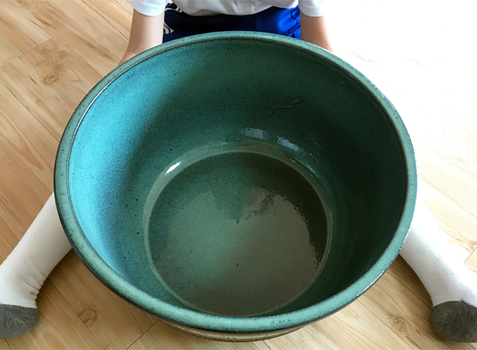 楽しい庭づくり 睡蓮鉢のミニ ビオトープを作りました Monotone Blog