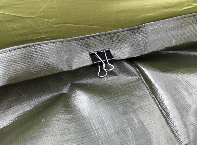 テンマクデザイン「PANDA」テントのスカート自作DIY