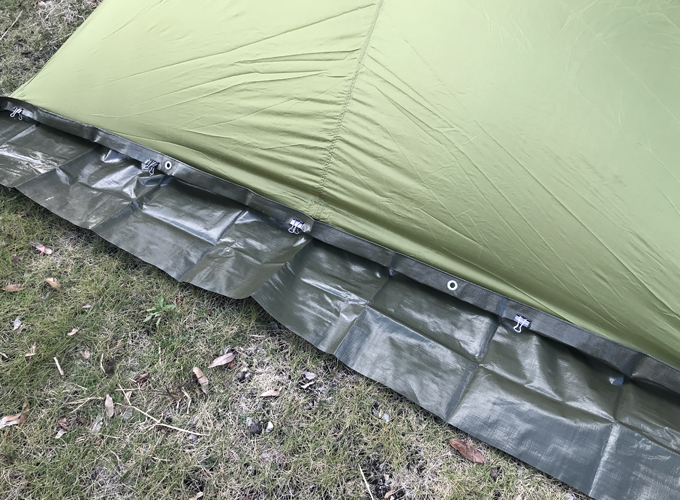 これで冬キャンプも安心 テンマクデザイン Panda テントのスカート すきま風対策 を自作しました Monotone Blog