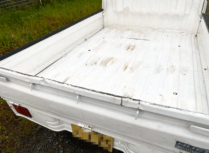 軽トラ ハイゼット の荷台にゴムマットとシート フレームを付けました Monotone Blog