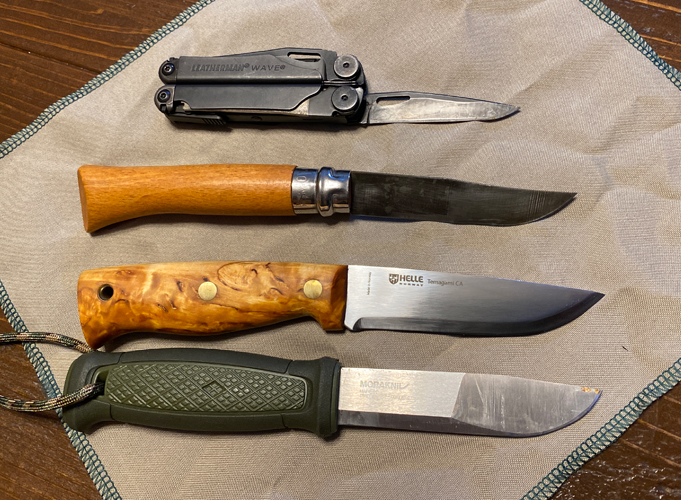 日本製国産ヘレ　テマガミ　ステンレス　HELLE KNIVES TEMAGAMI ST バーベキュー・調理用品