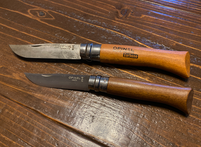 見た目に惚れて衝動買い！木製ハンドルが美しいモーラナイフとオピネルを購入しました♪ | monotone blog