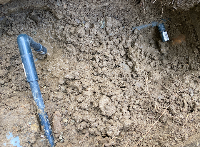 水道管 水漏れの補修