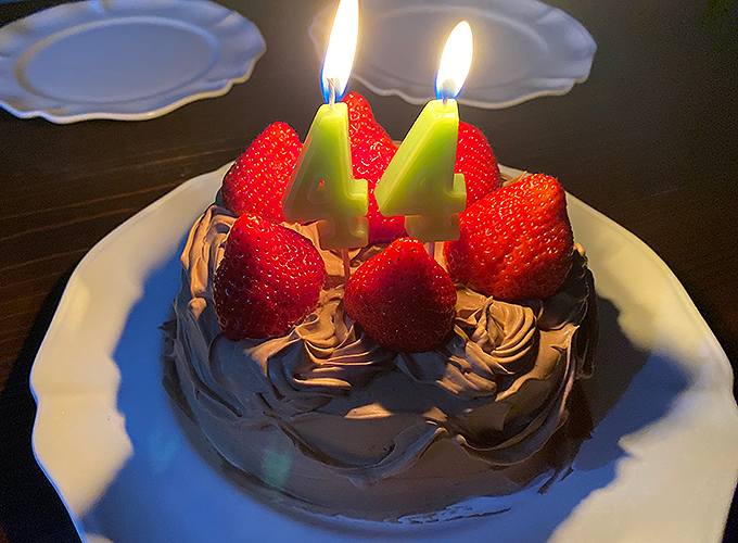 手づくり誕生日ケーキ