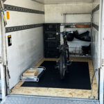 楽しいDIY♪先日購入した小型コンテナの内装を整えてバイクガレージにしました！