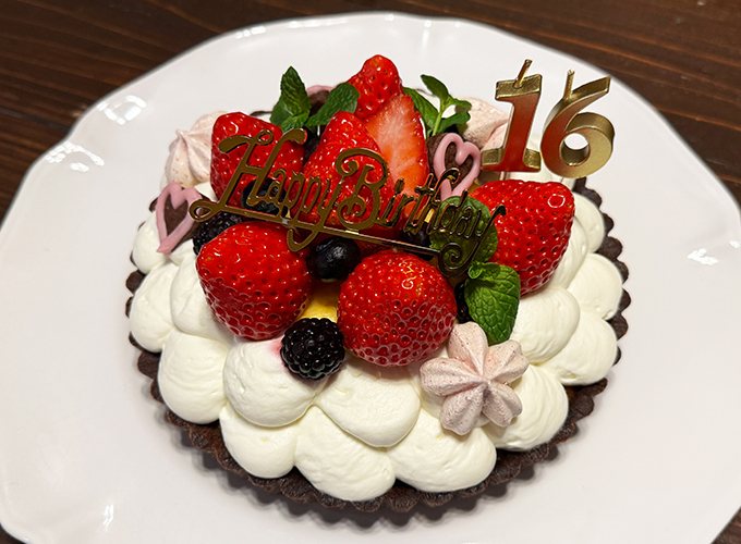 娘の誕生日 ケーキ